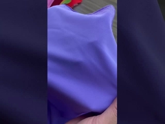 Pencernaan kelembaban elastis 40D elastis 81% nilon 19% spandeks kain tahan air pakaian yoga